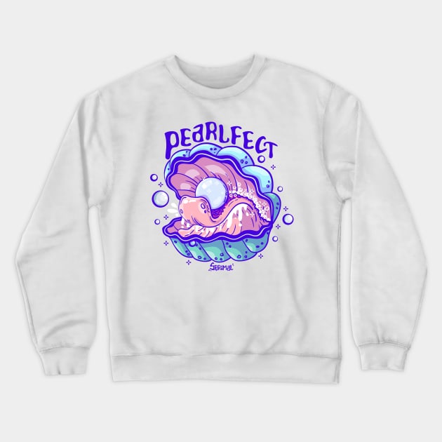 Pearlfect pearl in perfect clam pun Crewneck Sweatshirt by SPIRIMAL